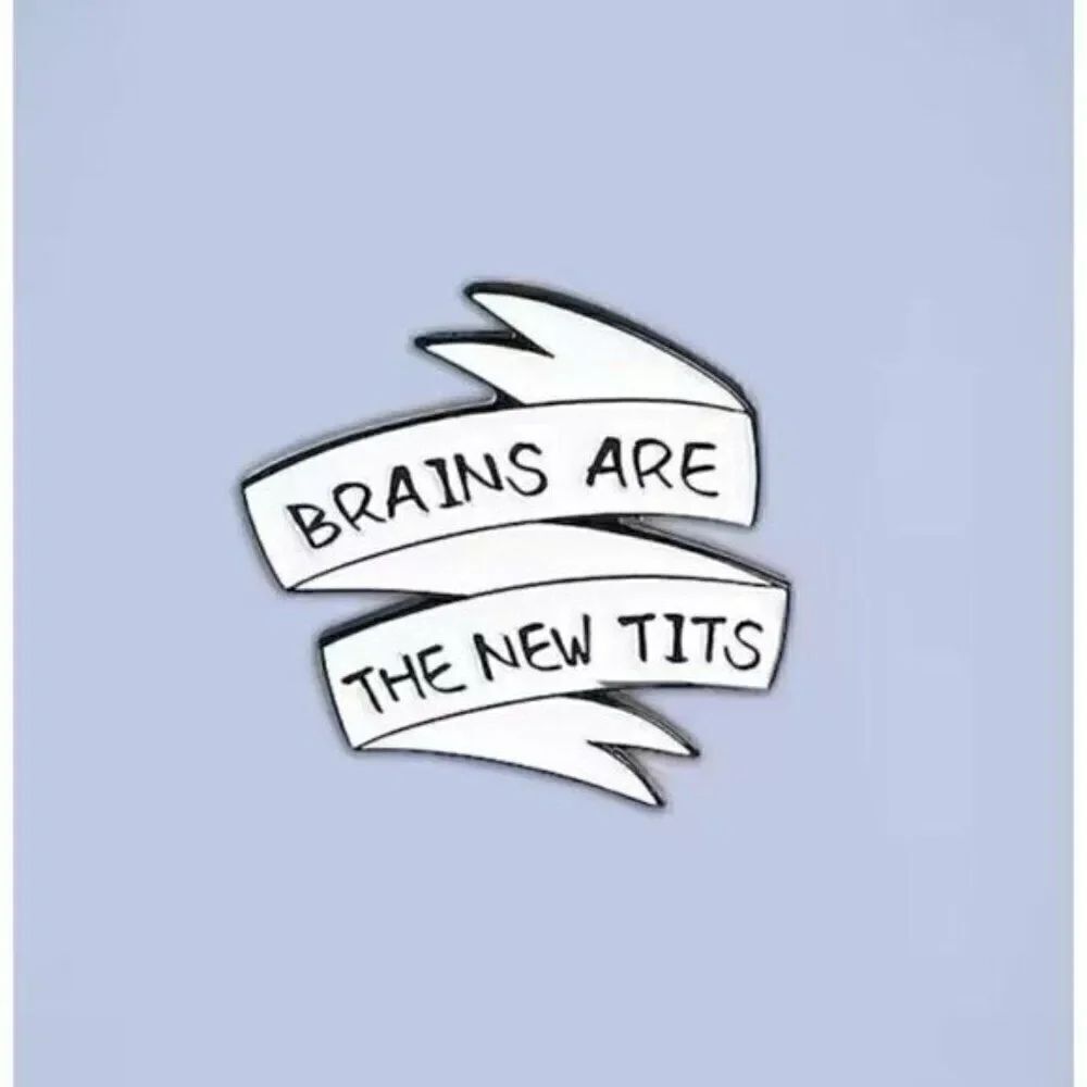 3/20 Brains New Ti*s Enamel Pin
